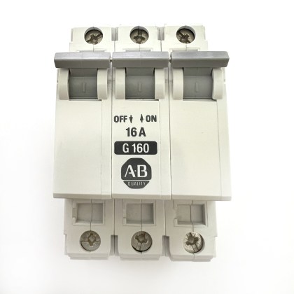 A-B Allen Bradley G160 1492-CB3 C16 16A 16 Amp 3 Pole Phase MCB Circuit Breaker Type C